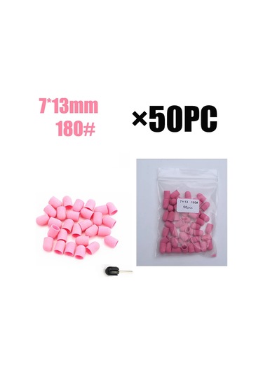 50 Adet Pedikür Bakımı Siyah Zımpara Kapakları Mandrel Pedikür Manikür Ölü Deri Kaldırmak Parlatma Ayak Bakımı Temiz Tırnak Eti Aksesuarları Mavi Inci