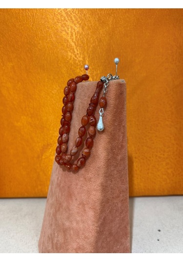 Firuze Gümüş Ateş Kehribar Tespih F16001865