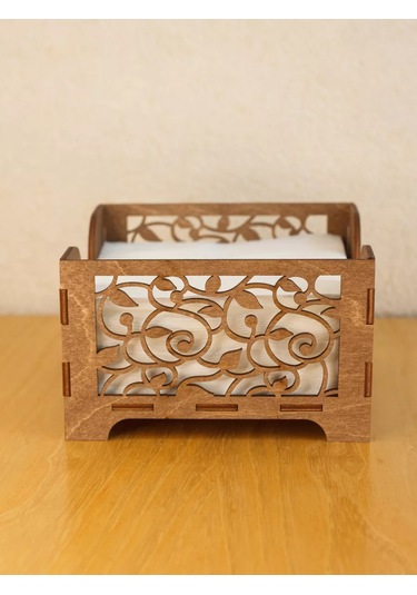 Windywayhome Ahşap Peçetelik 230042036 Kahverengi