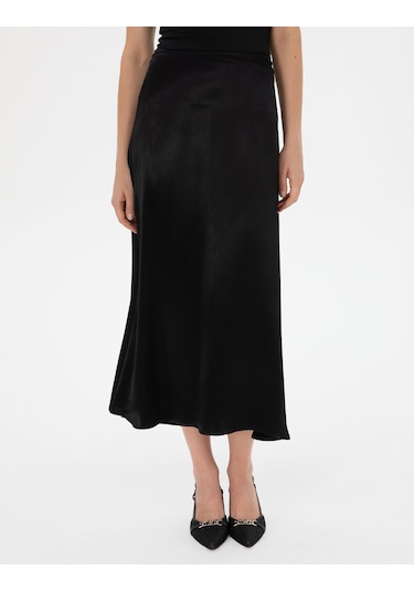 Pierre Cardin Kadın Siyah Etek Dokuma 50318241-vr046 Siyah