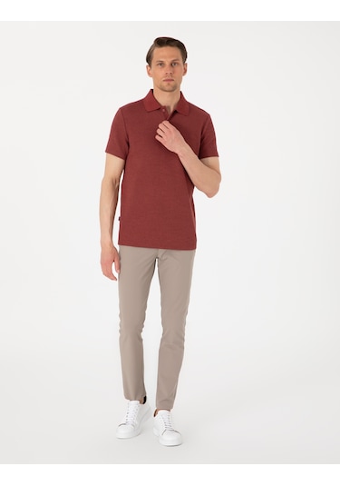 Pierre Cardin Erkek Nar Çiçeği Tişört 50310171-vr239 Nar Çiçeği