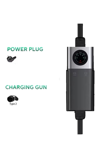 Hici Elektrikli Araç Şarj İstasyonu Wifi 3.5Kw 16A + Çanta