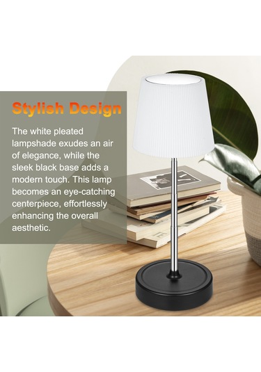 Padalink Rgb Led Masraf Lambası, Dokunmatik Kontrol, 8 Tek Renk + 2 Dinamik Mod, Genişletilebilir Gövde 12.2-31.6cm , 3000mah Batarya, Yatak Odası-bar-outdoor Partiler İçin