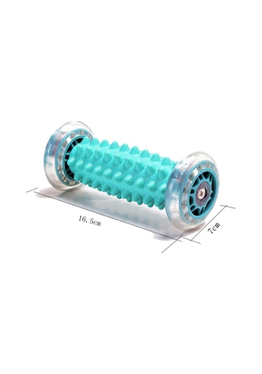 Masaj Topu Plantar Fasya Kas Gevşetme Fitness El Tutma Topu Mavi