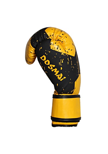 Dosmai Lykia Boks Eldiveni Boks Dişlik Boks Bandaj Seti Sarı 10oz Sarı
