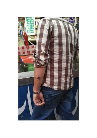 3d Örümcek Geçici Dövme Kol Dövmesi Tattoo Dört Figür