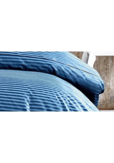 Bella Bambu Jakar Kumaş Indigo Çift Kiş. Nevresim Takımı 6 Parça - 1181 Renkli