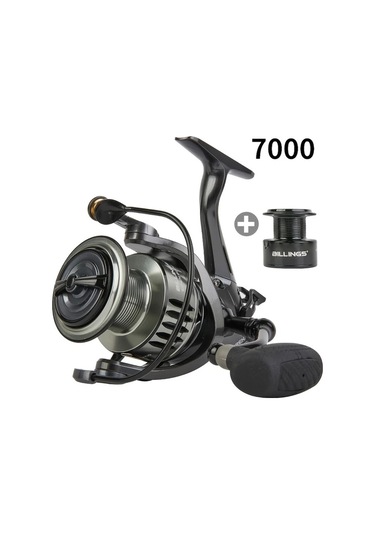 Motion003 1pc Bıllıngs Sıren 5000 7000 Olta Makarası 55:1 Vites 10kg Sürtünme Çift Bobin Alüminyum Alaşım Tatlısu Balıkçılık Sku 7000