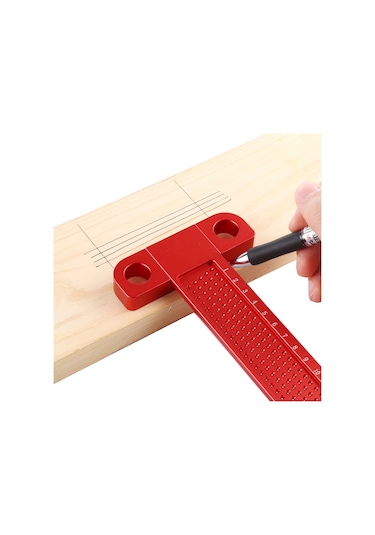 T160 Ağaç İşleme T Şekilli Delik İşaretleme Cetveli