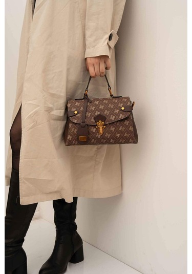 Silver Polo Kadın El Ve Çapraz Çanta 1159 Kahverengi