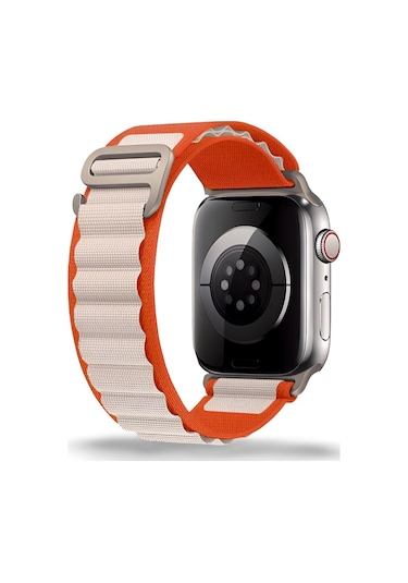 Watch Band Alpine Loop Saat Kayışı Turuncu Beyaz