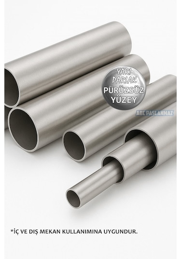 Krom Boru Dış: 60mm - İç: 56mm Boy: 1 Metre