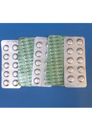 Havuz Suyu Ph Test Tableti Phenol Red 50 Tablet