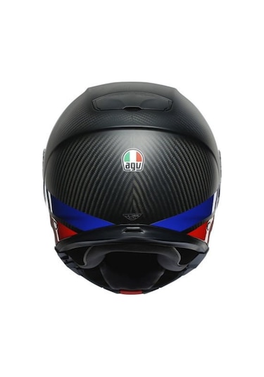Agv Sport Modular Kask Carbon Kırmızı Beyaz