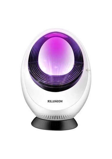 Pazly Usb Sinek Yakalama Lambası - Zehirsiz Uv Işık, Sessiz Taşınabilir, 8,86x6,30x4,57 Cm, Beyaz