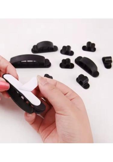 Appa Srf-954 10 Parça Yapışkanlı Plastik Kablo Düzenleyici Toplayıcı