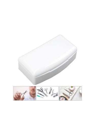 Xindoker Tırnak Bakım Aletleri İçin Pratik Dezenfeksiyon Kutusu - Otomatik Açılışlı