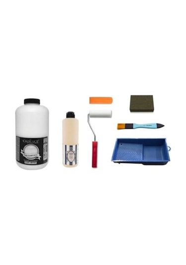 Cadence 2 Litre Beyaz Boya 500Ml Taş Vernik Set (536880816)