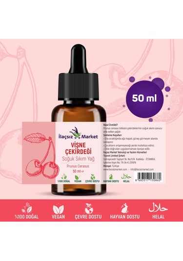 Vişne Çekirdeği Yağı / 50 Ml