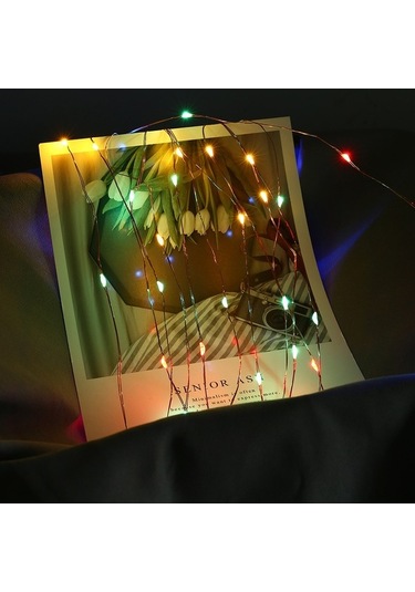 Novahub Taşınabilir Usb Şarjlı 50 Led Işıklı Dekoratif Aydınlatma, 8 Işık Modu Ve Uzaktan Kumandalı 5 Metre Çok Renkli İle Şık Dekorasyon Çok Renkli