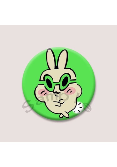 Sevimli Chiikawa Rozeti Karikatür Animasyon Periferik Yaka Iğneler Teneke Yuvarlak 32mm Style 05 32mm Çok Renkli