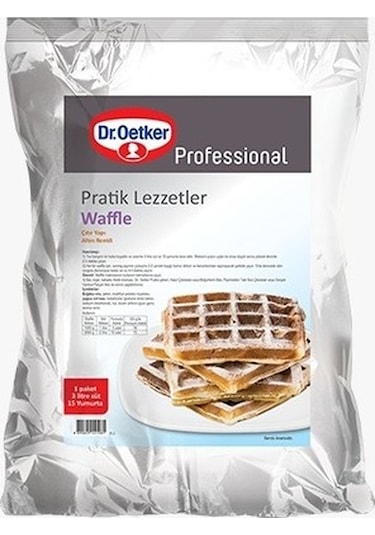 Dr.Oetker Profesyonel Waffle Karışımı 3 KG
