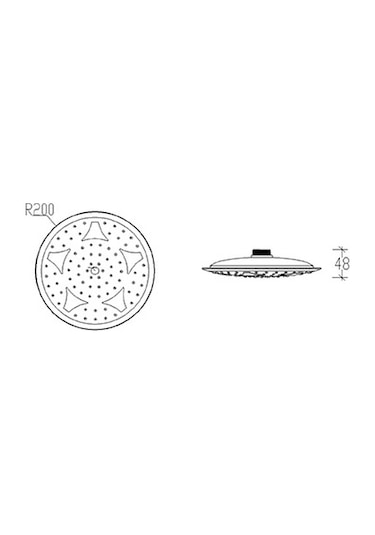 Tema Banyo Tondo Tepe Duş Başlığı 55210 Diğer