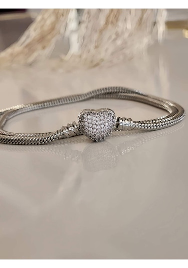 Eva Takı Store Taşlı Kalp Aşk Love Kolye