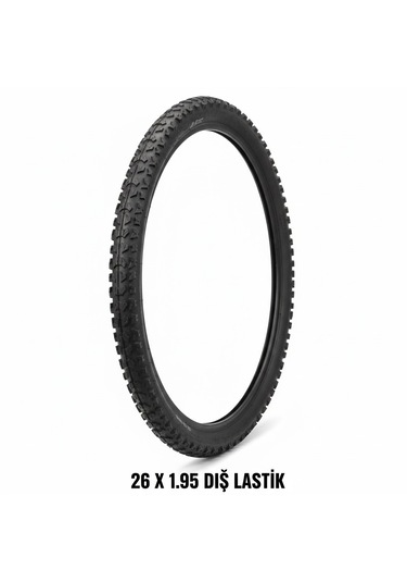 26 Jant Dış Lastik - 26x1.95 Mtb Dağ Bisikleti Dişli Dış Lastik - 1 Adet