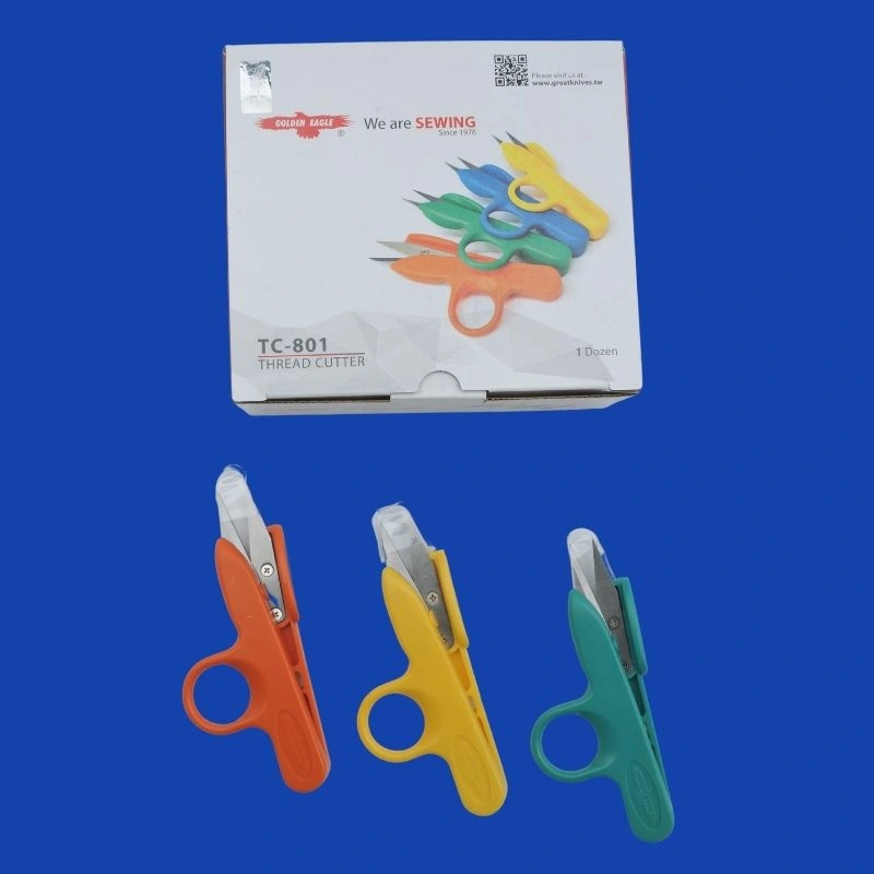 Golden Eagle İplik Temizleme Makası Plastik 12 Adet Yeşil