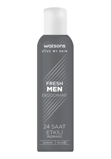 Watsons Fresh Men Sprey Deodorant 150 ML