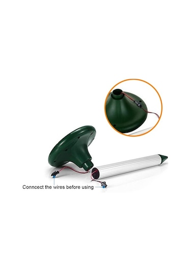 Bloomnest Enerji Tasarruflu Güneş Enerjili Fare Kovucu Dış Mekan Bahçe Priz Tipi Yılan Sıçan Kovucu