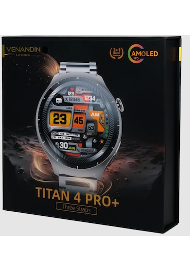 Venandin Titan 4 Pro+ Akıllı Saat (Distribütör Garantili)