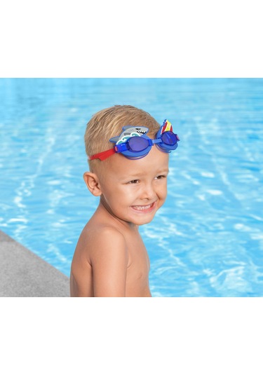 Hydro Swim Çocuk Deniz Havuz Gözlüğü 3-8 Yaş Arası Uv Korumalı Mavi