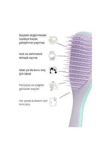 Tangle Teezer Mini Wet Detangler LMint Saç Fırçası