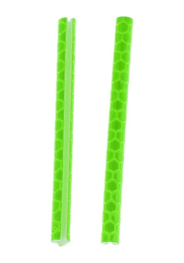 Soulader Bisiklet Tekerlek Tüpü İçin Yansıtıcı Klipsli Dağı Konuşmalı Bisiklet Aksesuarı Yeşil