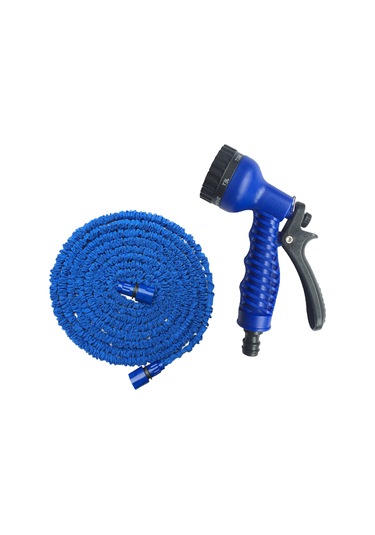Monyee Mavi 75ft 3x Yüksek Basınçlı Genişleyen Bahçe Hortumu Seti - Araba Yıkama Ve Sulama Spratlı Aleti