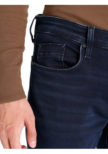 Colins 041 Danny Dar Kesim Düşük Bel Düz Paça Koyu Mavi Erkek Pantolon Cl1066487 001