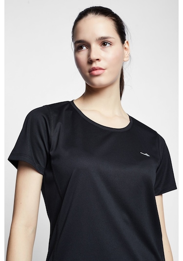 Lescon Kadın Kısa Kol Tshirt 22s-2204-22b Siyah