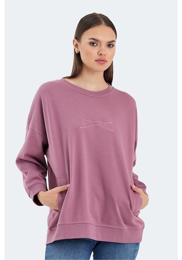 Slazenger Vıkentı Sw 2 Li Set Kadın Sweatshırt Yeşil - Gül