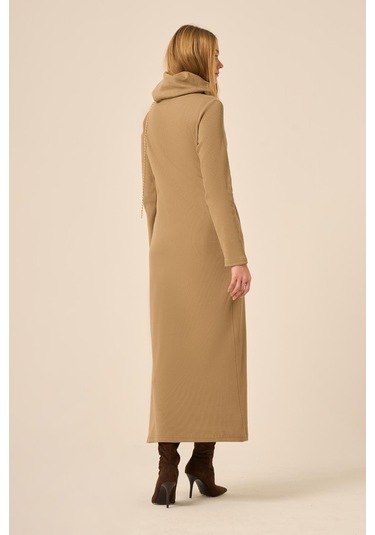Ftz Women Kadın Ribana Elbise Camel 31286 Camel