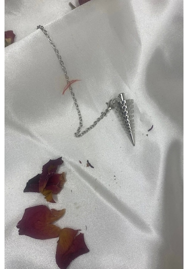 Gümüş Çelik Pandül Sarkaç Metal Burgu Çok renkli