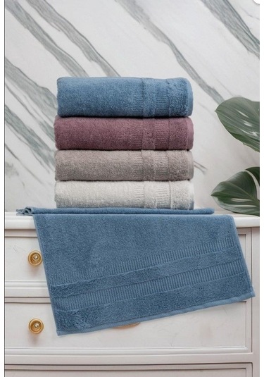 Altınbaşak Jakarlı 4 Lü 50x90 El Havlusu Nadine Renkli