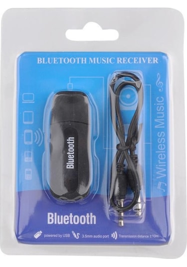 Sones M1 Bluetooth Ses Verici Alıcı Adaptörü Taşınabilir Ses Çalar Siyah