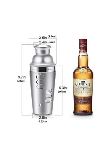 Jialan Kokteyl Bar Seti, Döndürme Tarif Kılavuzlu Kokteyl