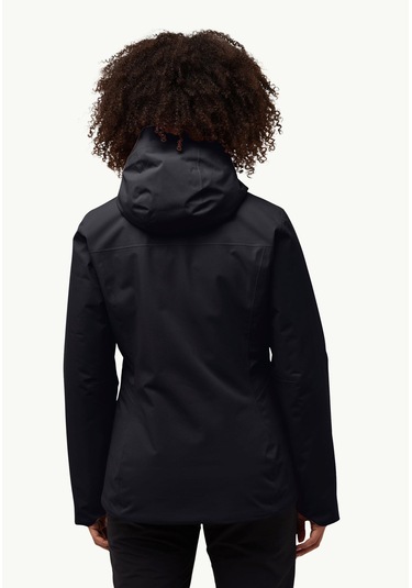 Jack Wolfskin Wisper Su Geçirmez Kadın Mont-a61893 Siyah