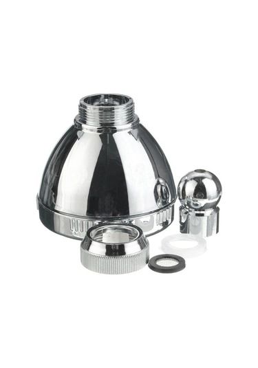 Bloomnest Lebıhmurah Bf820 Eıtgzwas Krom Banyo Duş Başlığı, Su Tasarruflu Basınç Artırıcı Süper Düşük Gümüş