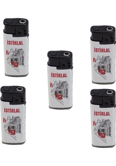 Erzisepet Çakmak Erzi Turbo 1800 Istanbul Rüzgarda Sönmeyen Çakmak 5'Li