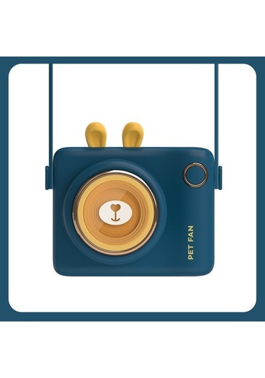 Kamera Boyun Fanı Yapraksız Mini Usb Şarj Edilebilir El Tipi Küçük Fan 9284 Koyu Yeşil