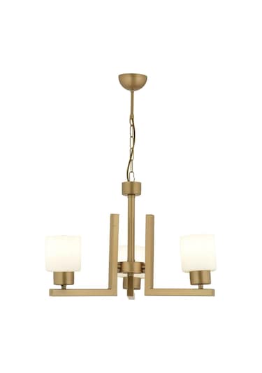 Torqu 3 Lü Eskitme Boyalı Beyaz Camlı Modern Genç Odası Yatak Odası Salon Avize